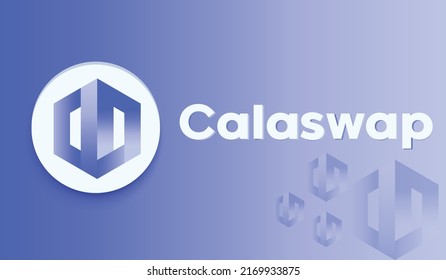 Calaswap (CLS) Crypto currency symbol poster and banner template