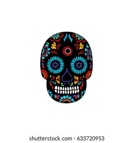 calavera doodle icon