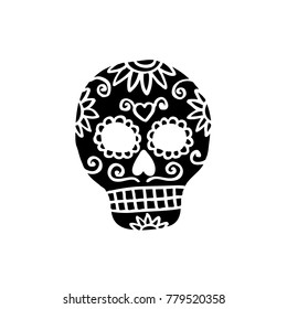 calavera doodle icon