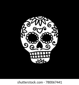 calavera doodle icon