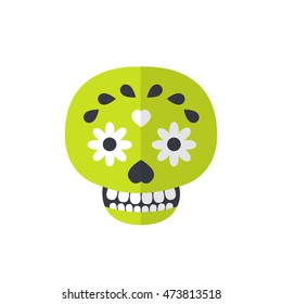 calavera icon. day of the dead. vector illustration