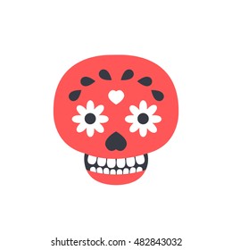 calavera icon. day of the dead. vector illustration