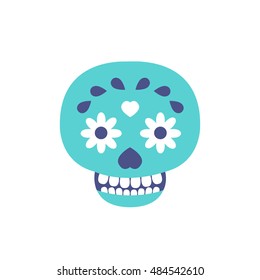 calavera icon. day of the dead. vector illustration