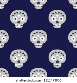 calavera seamless pattern