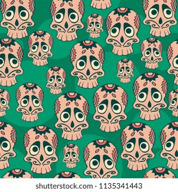 Calavera seamless pattern