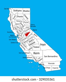 map of calaveras county Calaveras County California United States America Stock Vector map of calaveras county