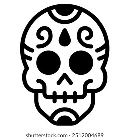 Calaveritas icon for web, app, infographic, etc