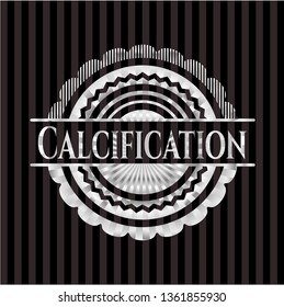 Calcification silver badge or emblem