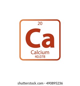 Calcium Icon - Vector Illustration.