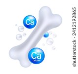 Calcium Importance for Bone Strength: A Vector Representation of Bone Density and Mineral Supplements