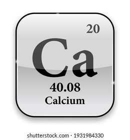 Calcium Symbolchemical Element Periodic Table On Stock Vector (Royalty ...