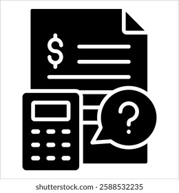 Calculate Asset Icon Element For Design