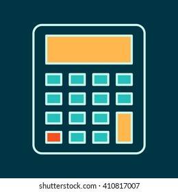 Ícone Calcular Web Simples