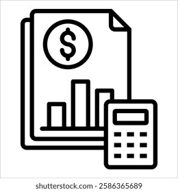 Calculate Icon Element For Design