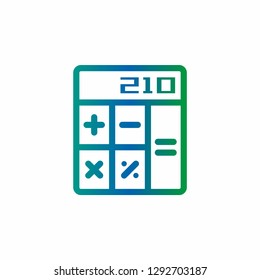 Calculate icon for web