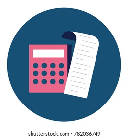 calculate, Invoice, bill icon suitable for info graphics, websites and print media and interfaces. Line vector icon.