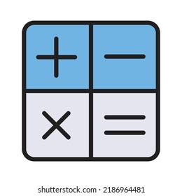 Calculate Isolated Vector icon which can easily modify or edit

