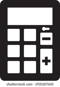 Calculate math icon (Vector illustration)