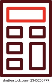 Calcular La Línea Gruesa Dos Iconos De Color Para Uso Personal Y Comercial.

