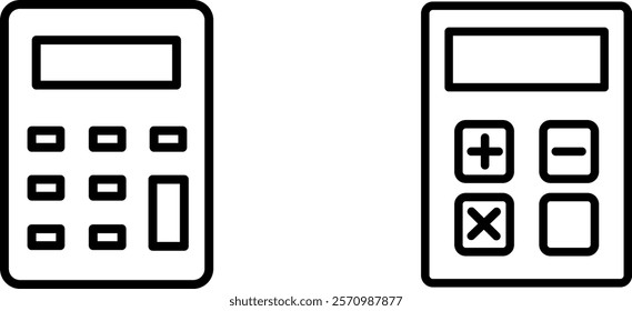  "Calculating Icon Representing Computation, Mathematics, and Problem Solving for Analysis, Data Processing, and Mathematical Functions"