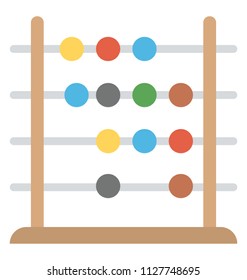A calculating mathematical frame, abacus 