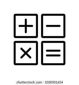 calculation, calculate, accounting icon vector
