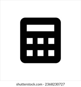 Calculation calculator math vector icon