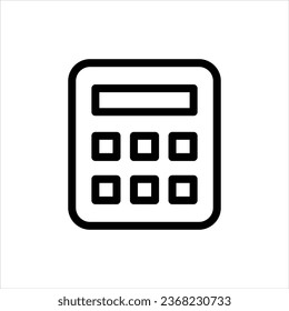 Icono de vector matemático de cálculo