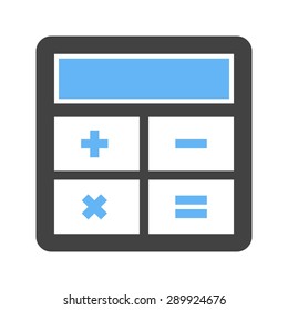 Calculation, calculator, mathematics icon vector image. Can also be used for mobile apps, phone tab bar and settings. Suitable for use on web apps, mobile apps and print media