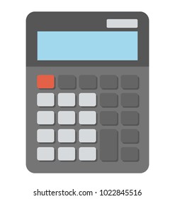calculation device, calculator flat icon