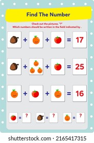 Calculation exercises and brain training for kids