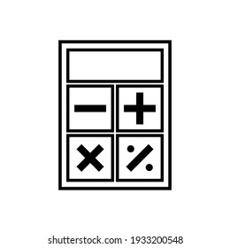 Calculation icon design, perfect for website icons