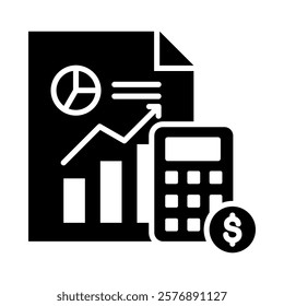 Calculation Icon Element For Design