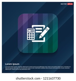 Calculation Icon - Free vector icon