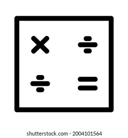 calculation icon or logo isolated sign symbol vector illustration - high quality black style vector icons
