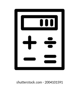 calculation icon or logo isolated sign symbol vector illustration - high quality black style vector icons
