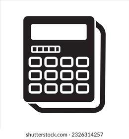 Calculation icon. Vector and glyph