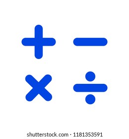 Calculation icon. Vector illustrstion