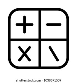 Calculation, Maths symbols 