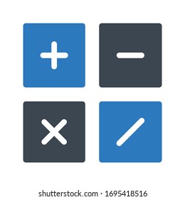 calculation vector glyph color  icon 