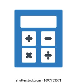 calculation vector glyph color icon 