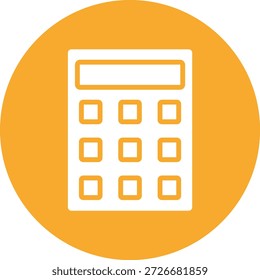 Calculation Vector Icon Design Illustration
