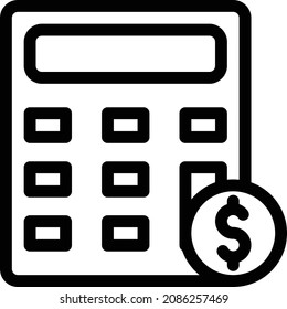calculation vector illustration isolated on a transparent background . color vector icons for concept or web graphics.