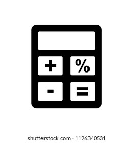 calculator - accounting icon vector