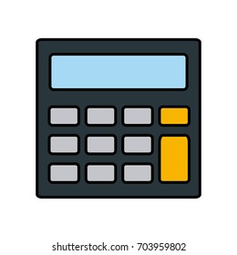calculator accounts operation financial device icon