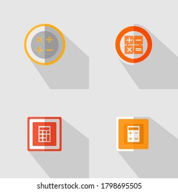 Calculator app icon. Illustration vector
