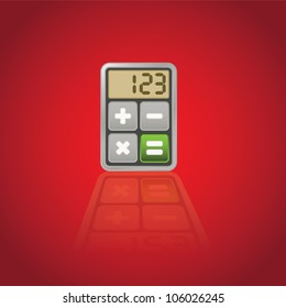 Calculator, application icon - isolated illustration