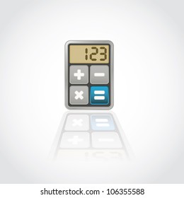 Calculator, application icon - isolated illustration