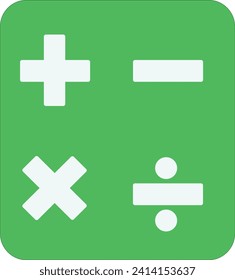 Calculator apps icon vector asset