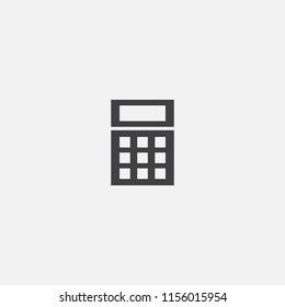 Calculator base icon. Simple sign illustration. Calculator symbol design from Workspace series. Can be used for web, print and mobile